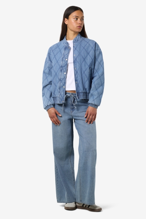 Noisy may nmclaire quilt denim jacket